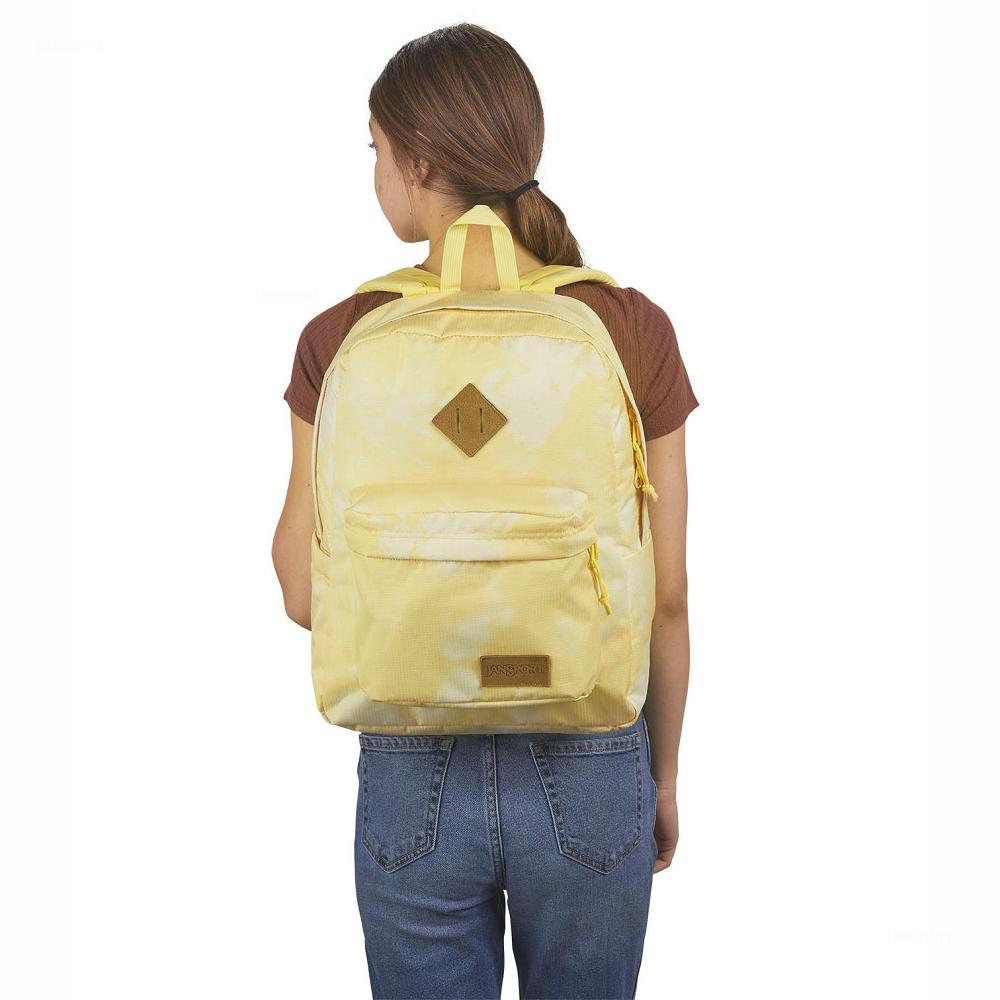 Sac à Dos Ordinateur JanSport SUPERBREAK PLUS FX Jaune | VOQ-59655988